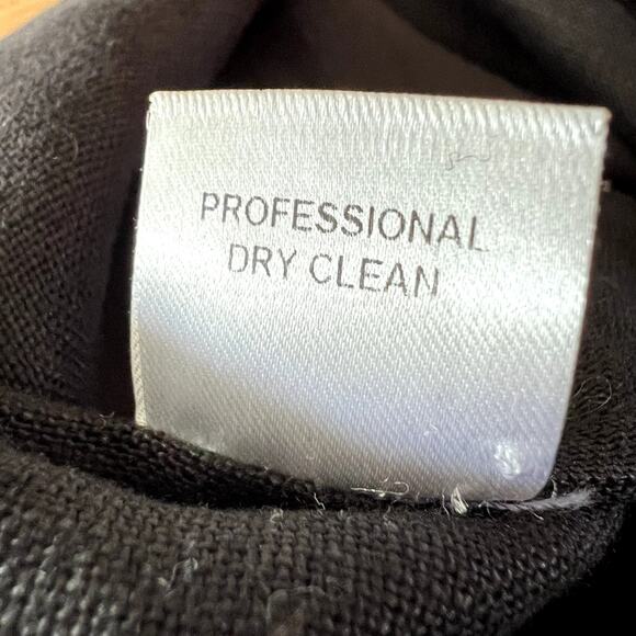 Nomia Linen Minimalist Wide Leg Jumpsuit Black Size 4 Lagenlook Quiet Luxury - Picture 9 of 10